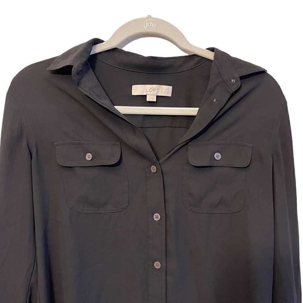 Loft black blouse size xs - Picture 2 of 3